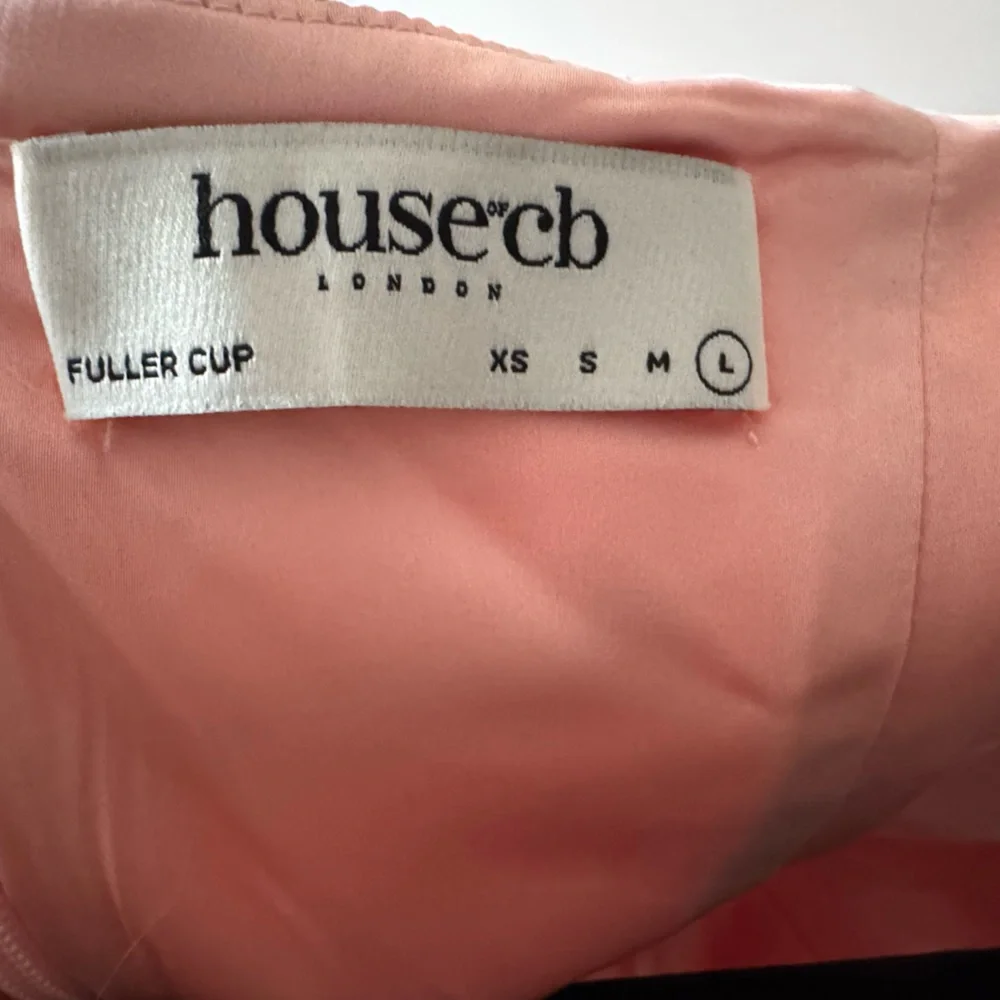 House of CB Peach Satin Pleated Midi Dress. - Picture 7 of 12